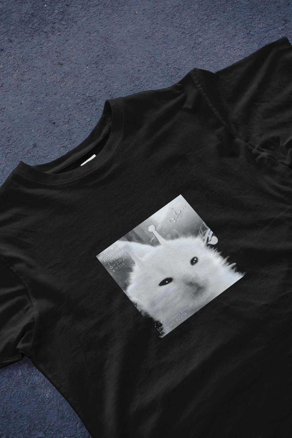 DIYANYONE 3i/atlas Original T-Shirt: Alien Cat Meme 10.31 product image 6
