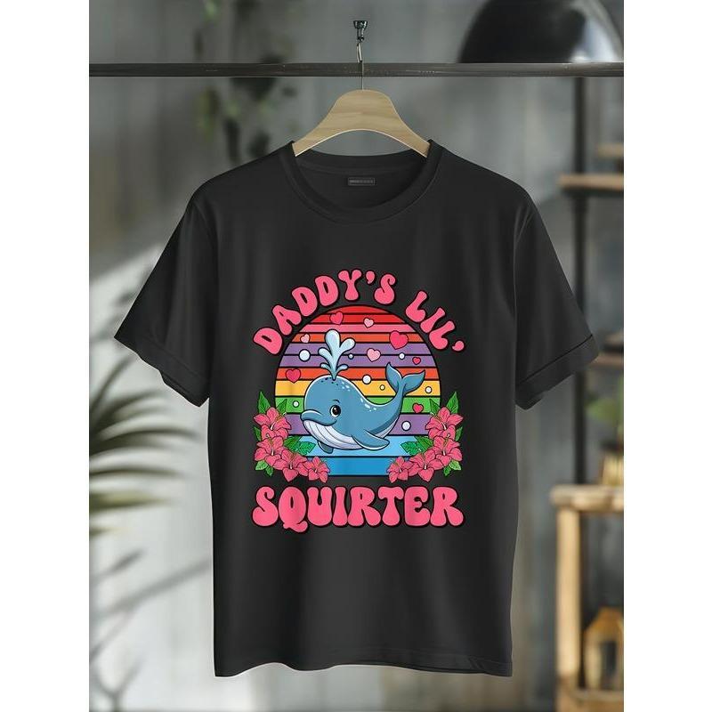 100% Cotton Inappropriate Funny Daddy's Lil Squirter product image 1