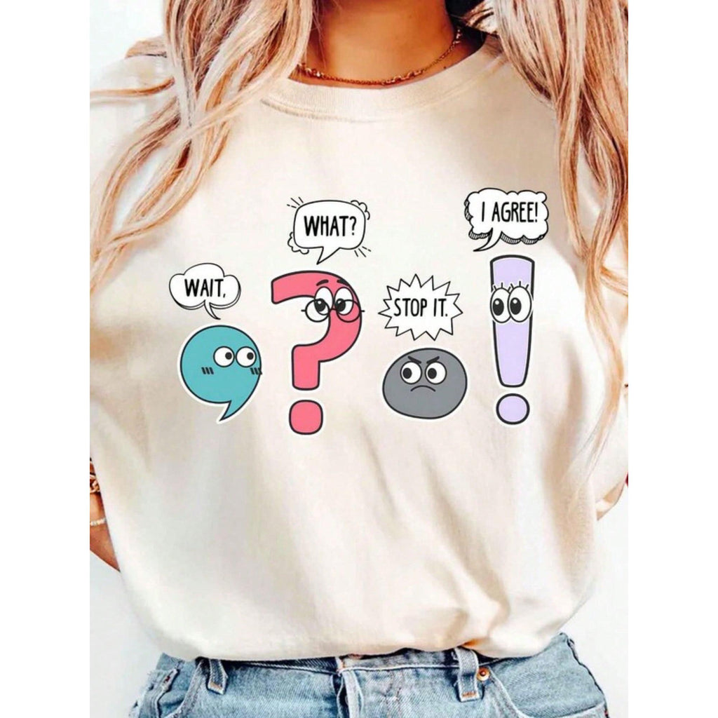 Funny Grammar Teacher Shirt,Punctuation English Gift, Wait product image 1