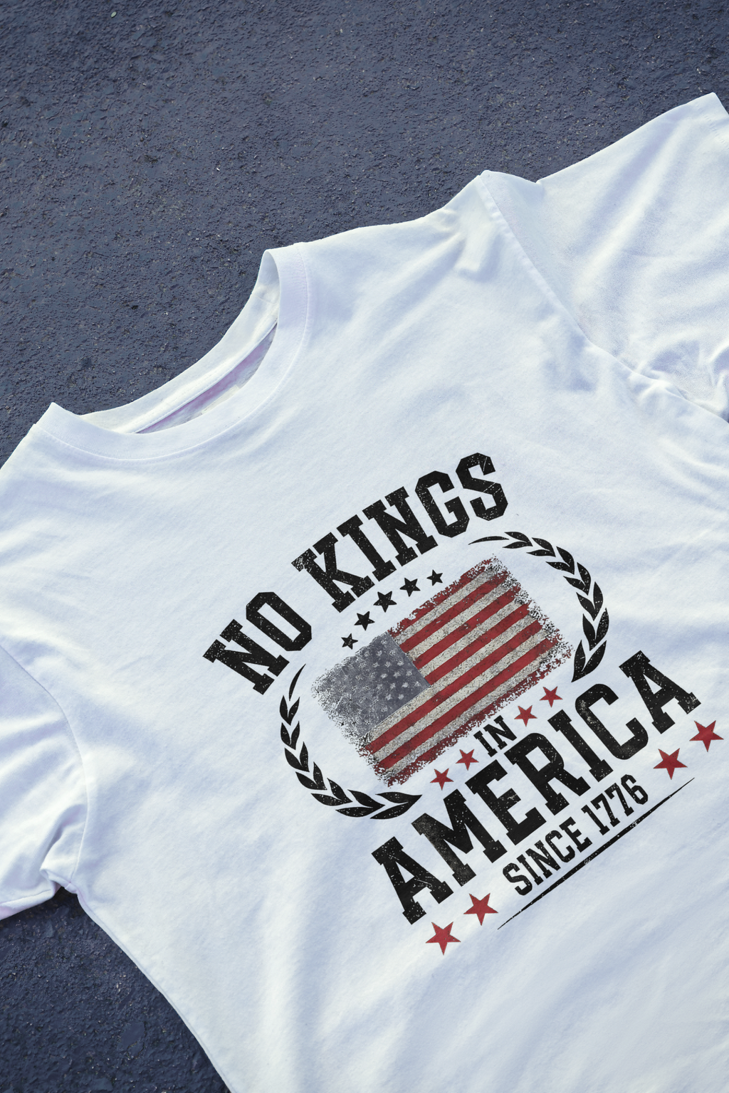 DIYANYONE Original "NO KINGS IN AMERICA SINCE 1776" Cotton product image 5