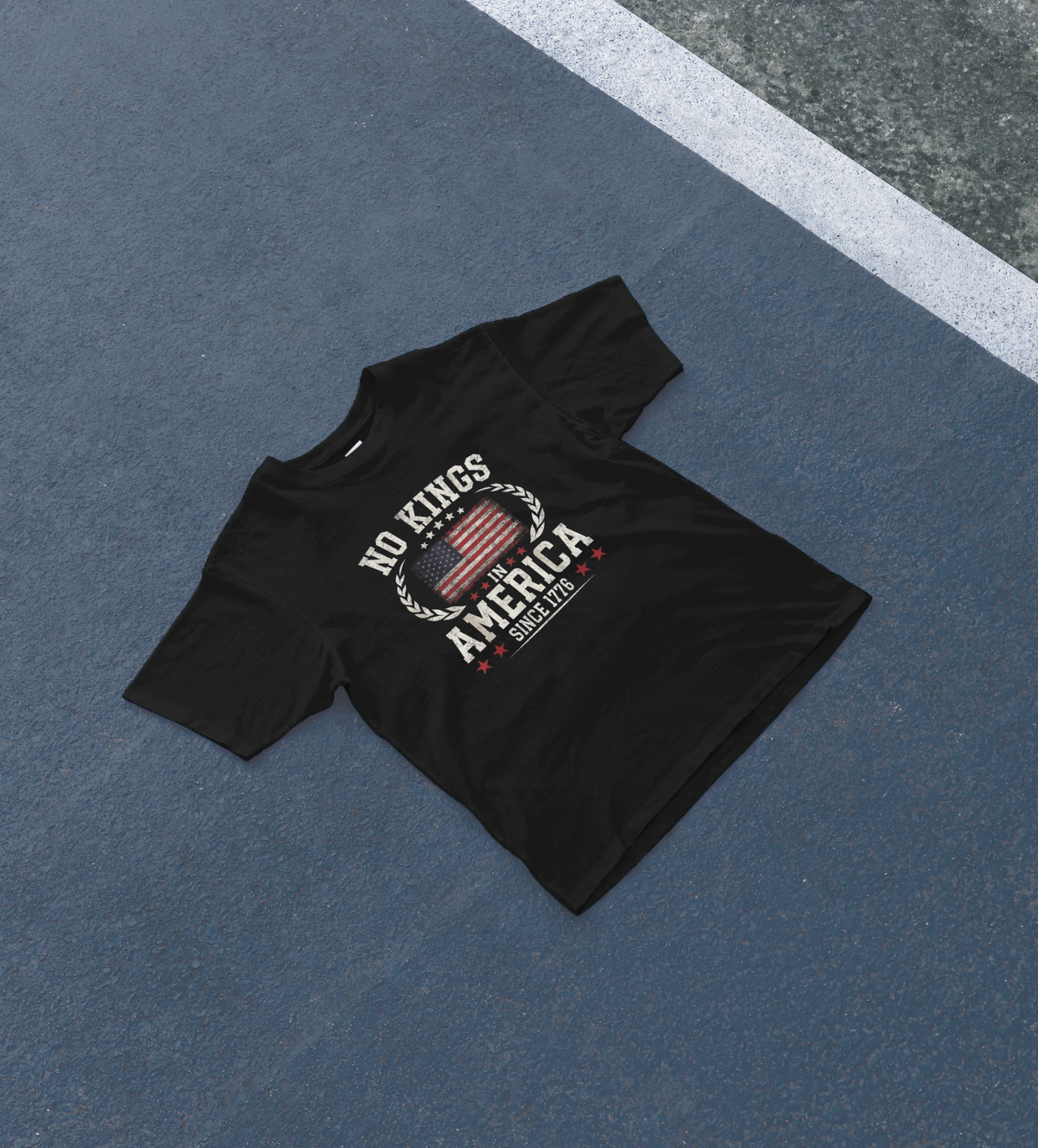 DIYANYONE Original "NO KINGS IN AMERICA SINCE 1776" Cotton product image 1