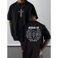 Men's Graphic T-Shirt Jesus Cross Faith Daily Wear 100% product image 1