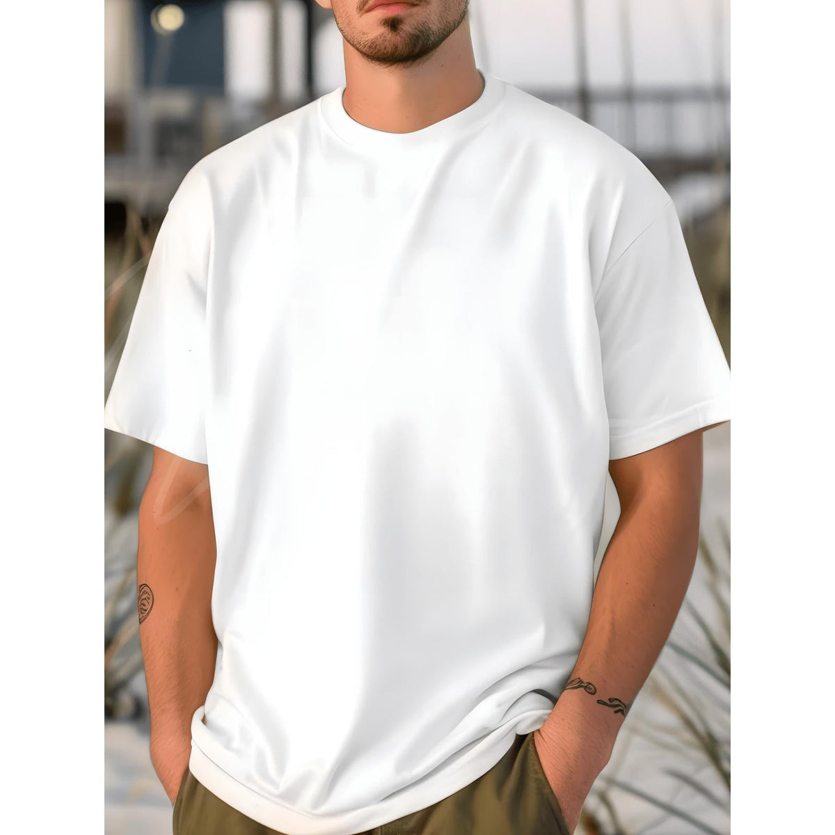 Men's "Sunrise In Paradise" Beach Graphic T-Shirt, Casual product image 4