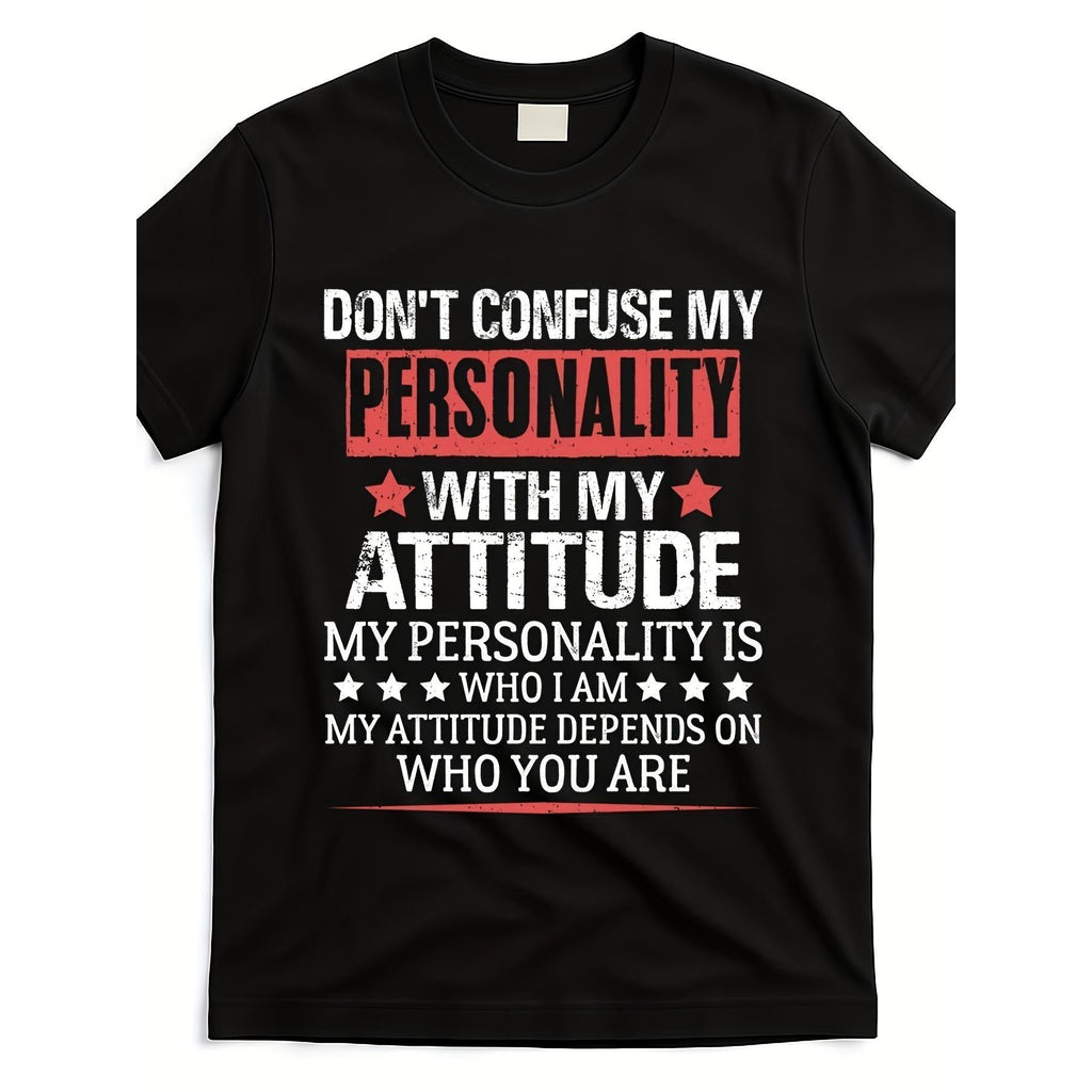 Don't Confuse My Personality With My Attitude Graphic product image 1