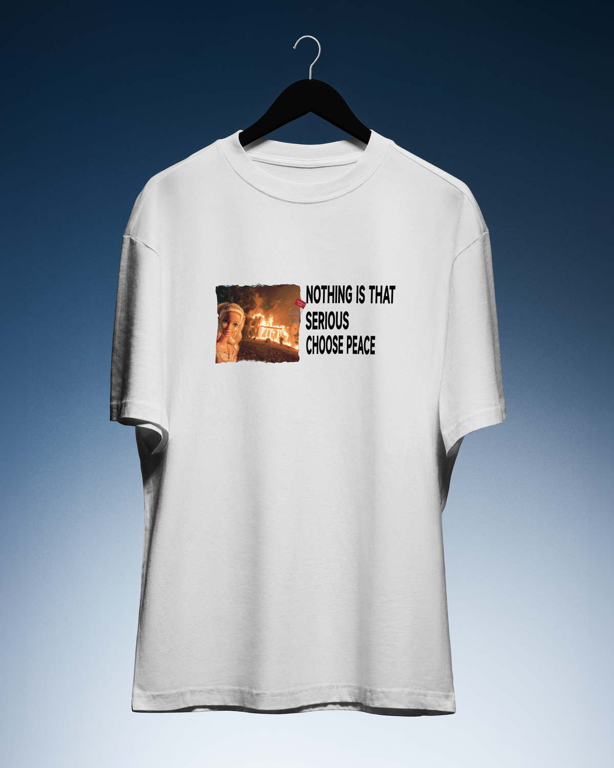 DIYANYONE Original Barbie Fire Meme Cotton Graphic T-Shirt product image 11