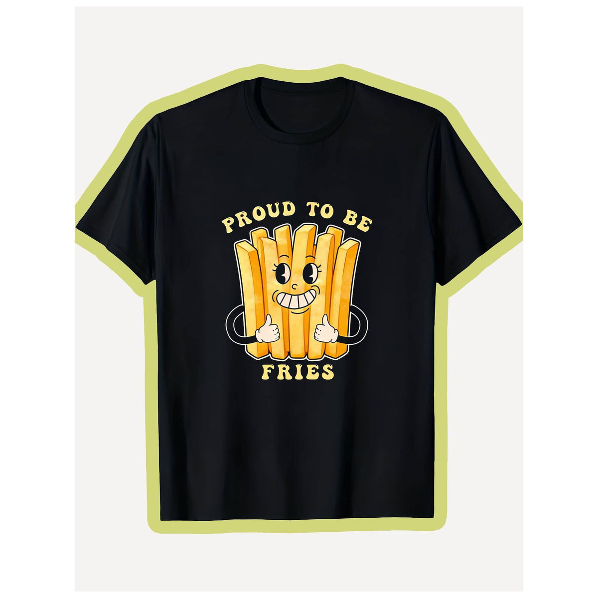 Fun French Fries TShirt, Featuring a Round Neck Both Men product image 10