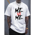 Oversized Printed T-Shirt, Men's Summer Casual Short Sleeve product image 1