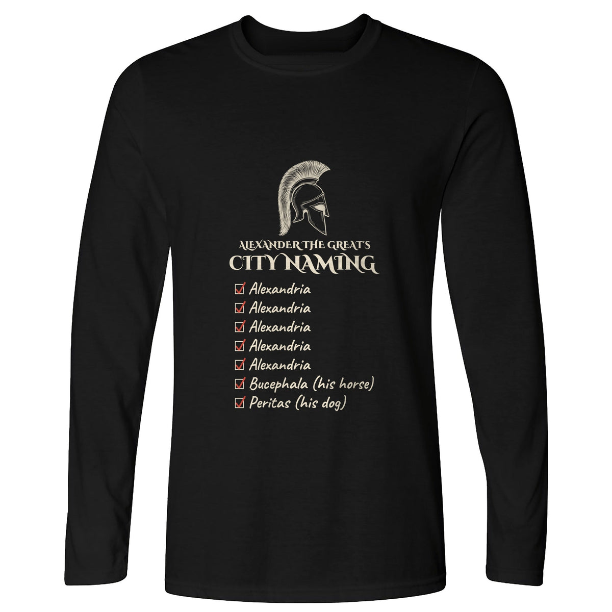 Alexander City Naming Long Sleeve T-Shirt product image 2