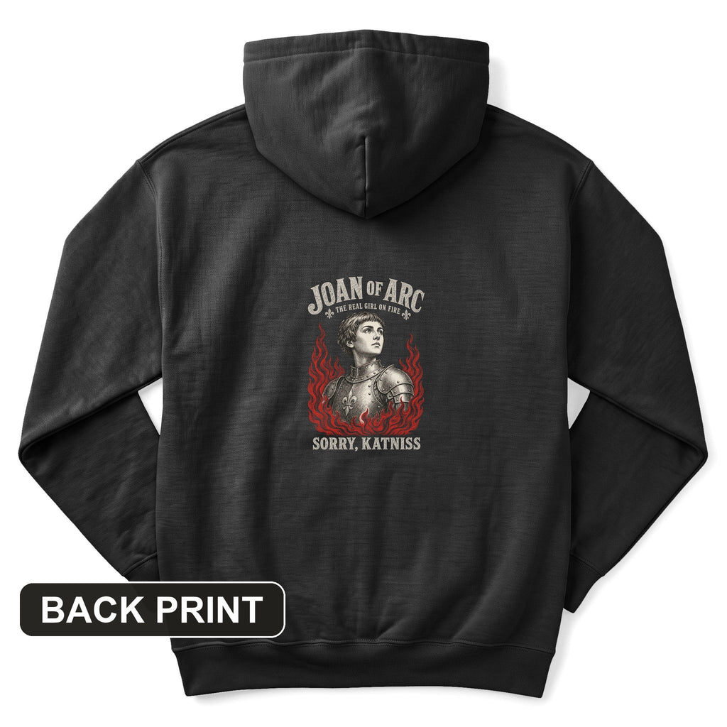 Joan of Arc Girl on Fire Back Print Hoodie product image 4