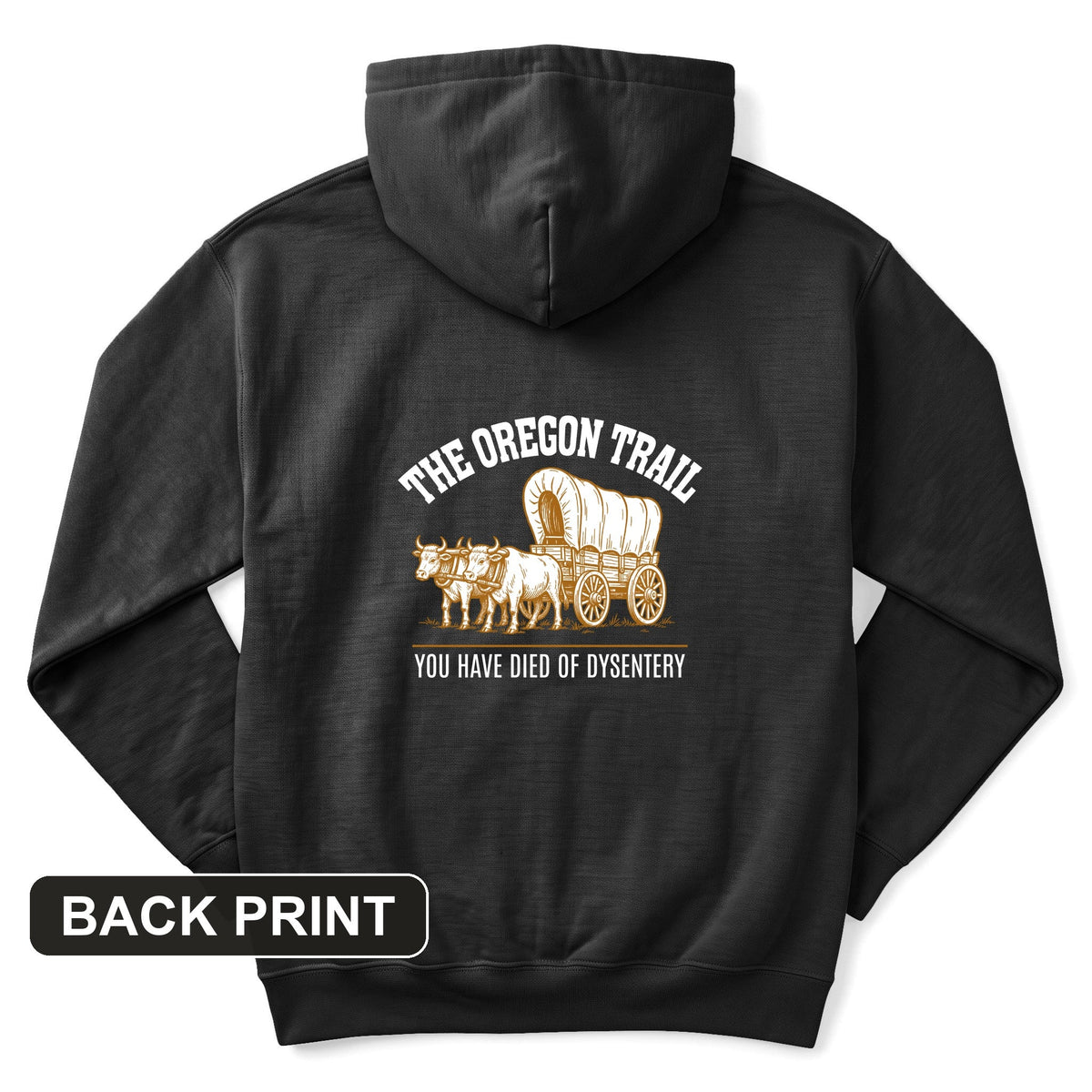 Oregon Trail Dysentery Back Print Hoodie product image 4
