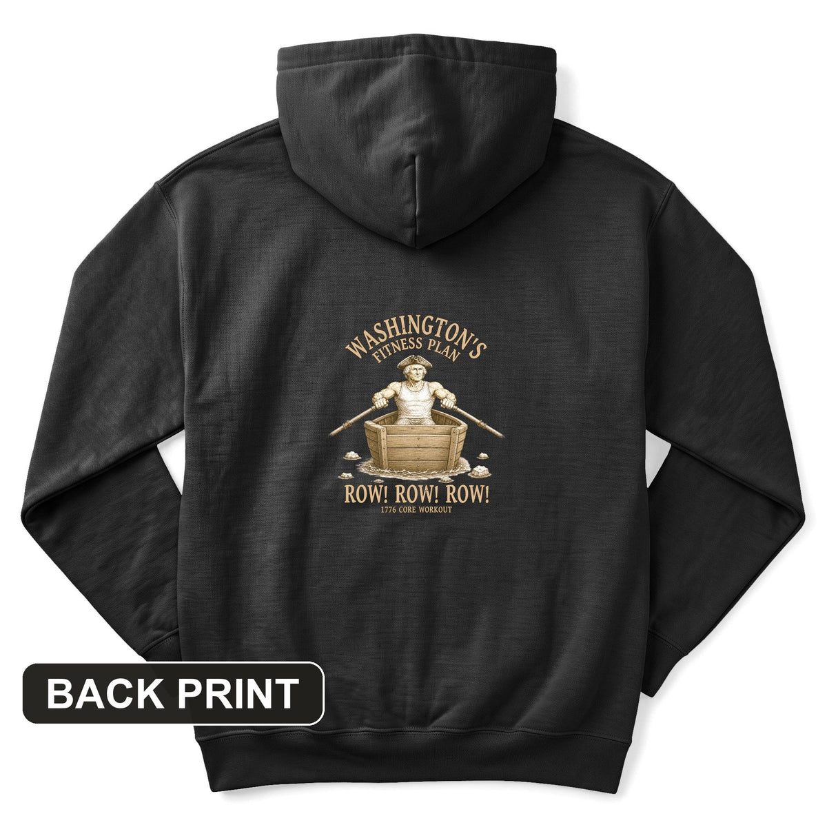 Washington Fitness Plan Back Print Hoodie product image 4