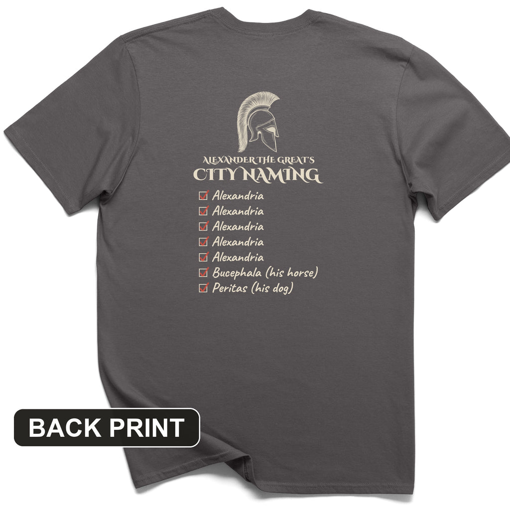 Alexander City Naming Back Print T-Shirt product image 1