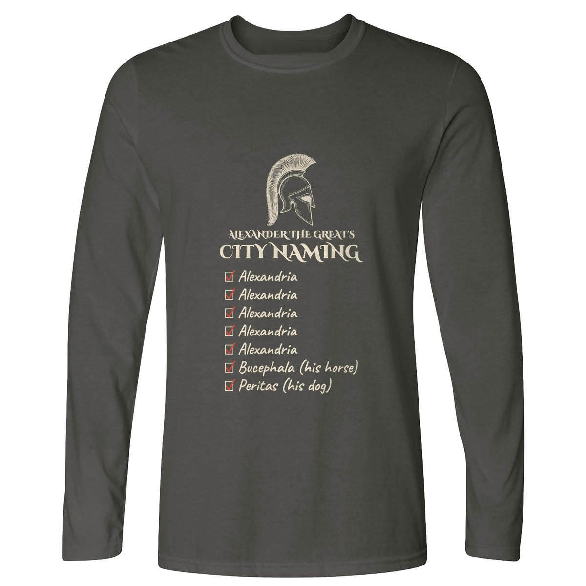 Alexander City Naming Long Sleeve T-Shirt product image 3