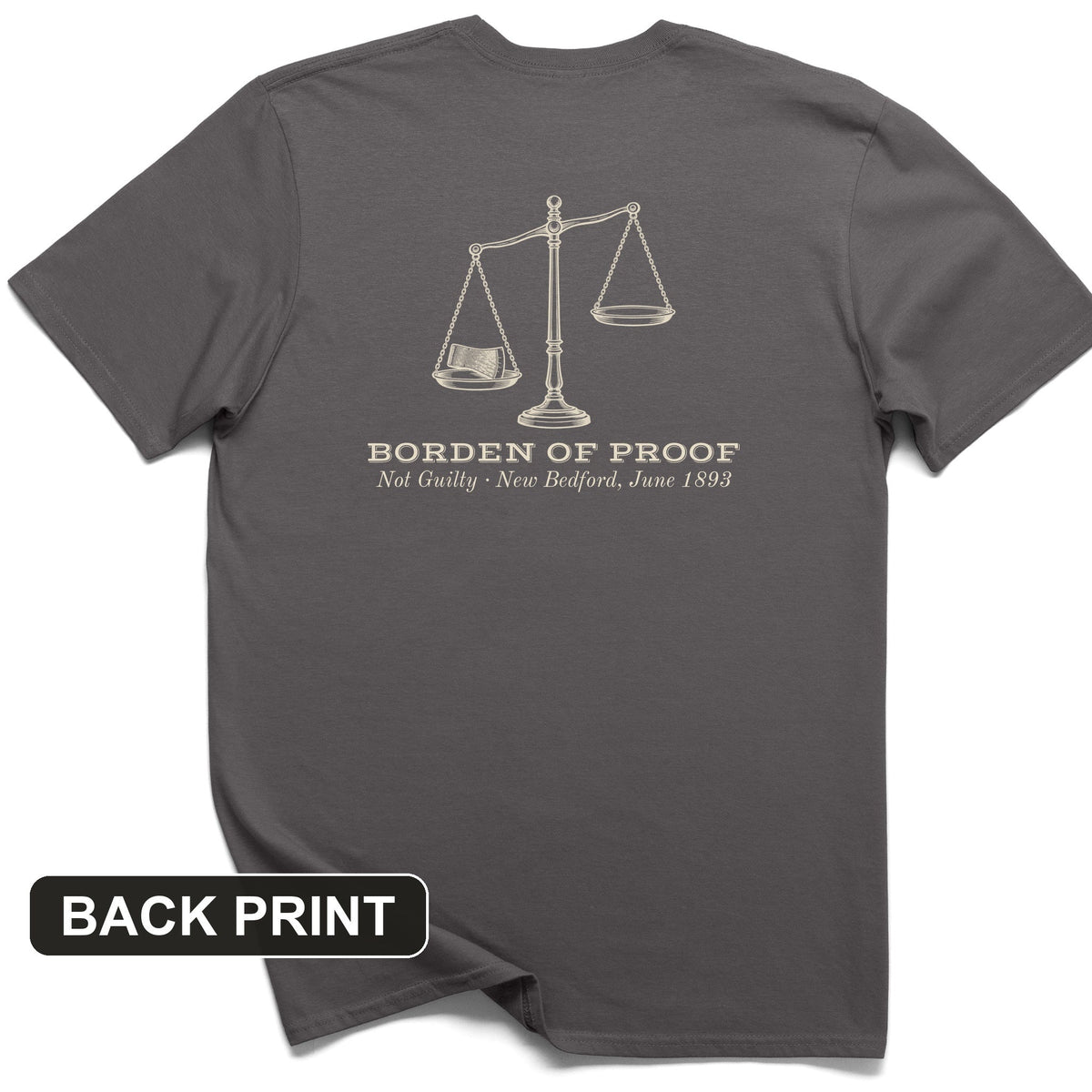 Borden Of Proof Back Print T-Shirt product image 3