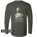 Caesar Senate Review Back Print Long Sleeve T-Shirt product image 1