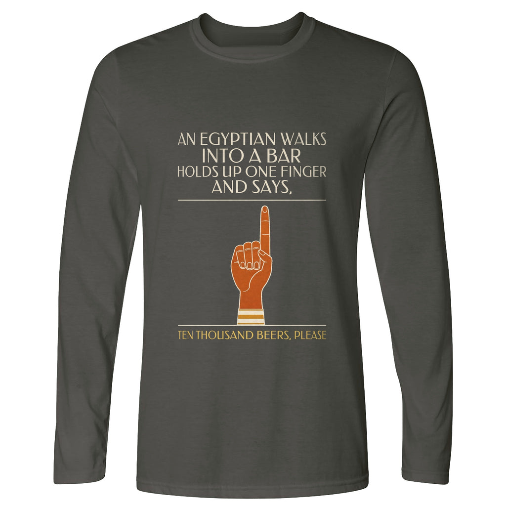 Egyptian Walks Into A Bar Long Sleeve T-Shirt product image 2
