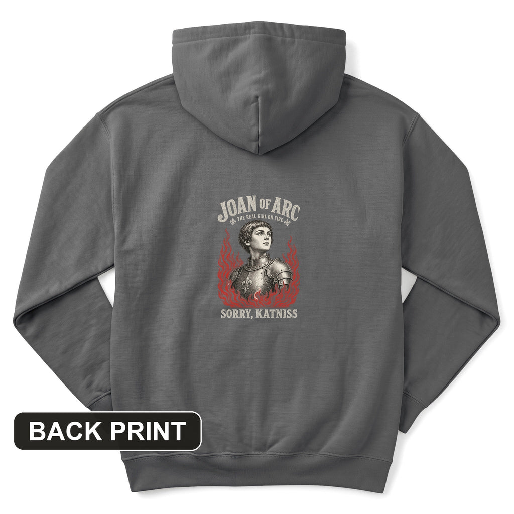 Joan of Arc Girl on Fire Back Print Hoodie product image 2