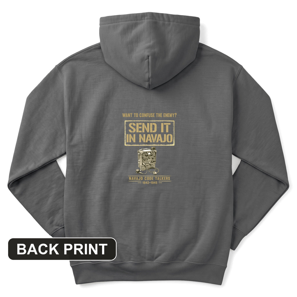 Navajo Code Talkers Back Print Hoodie product image 3