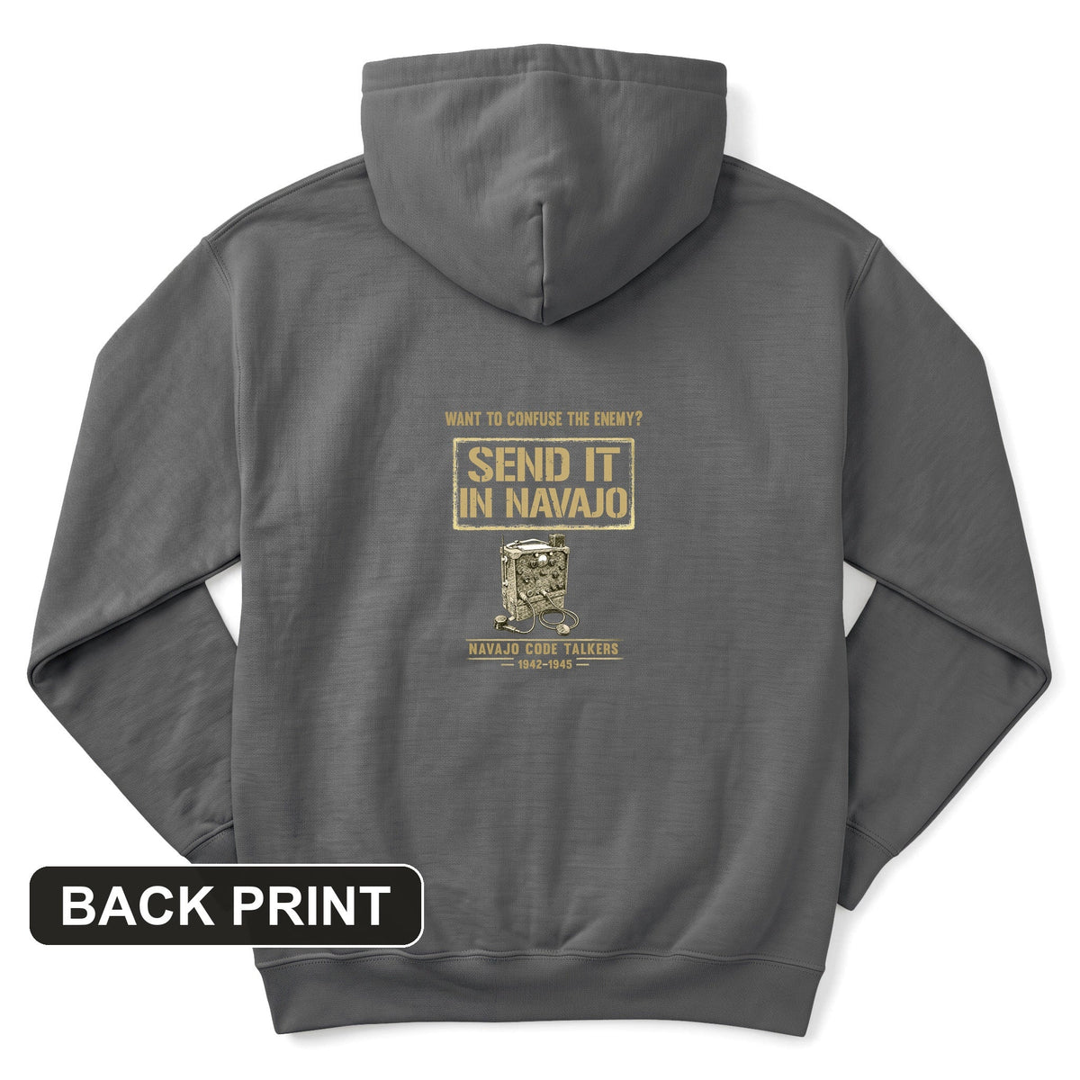 Navajo Code Talkers Back Print Hoodie product image 3