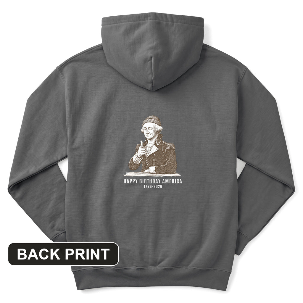 Washington Beanie Back Print Hoodie product image 2