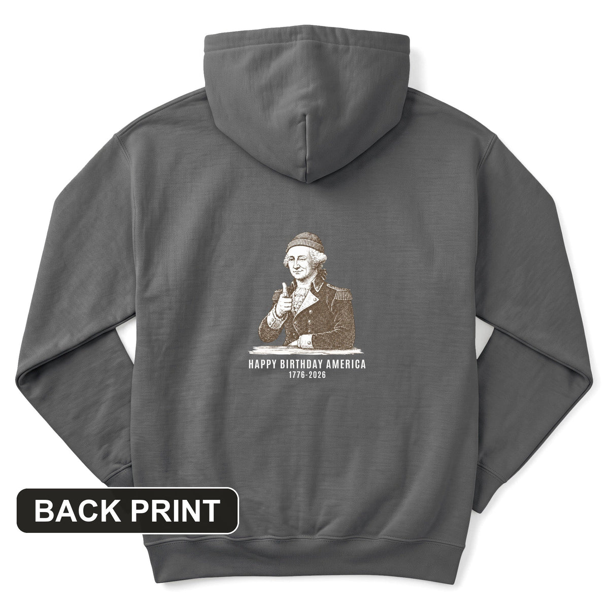 Washington Beanie Back Print Hoodie product image 2