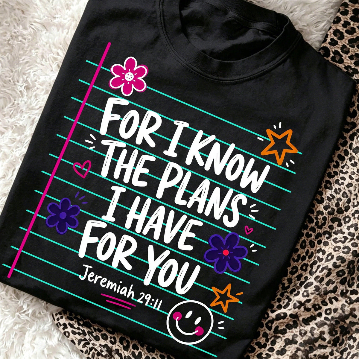 Christian Faith Jeremiah 29:11 Graphic T-Shirt for Women product image 1