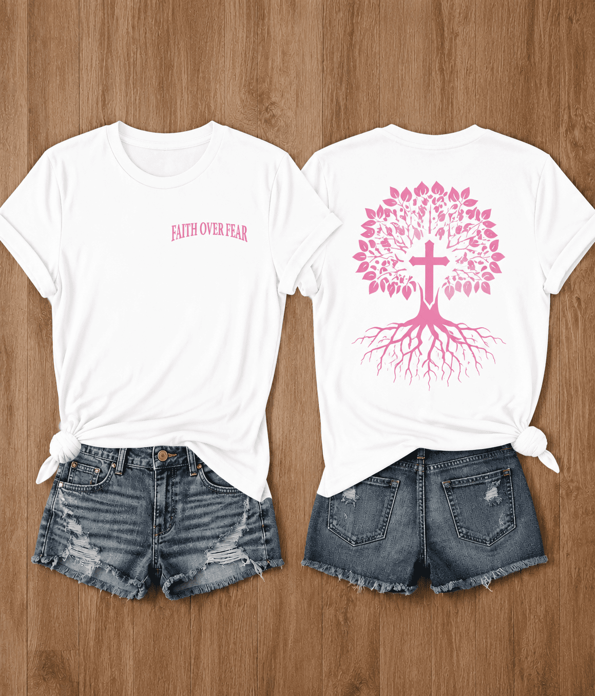 Christian Faith Over Fear Graphic T-Shirt for Men Women product image 1