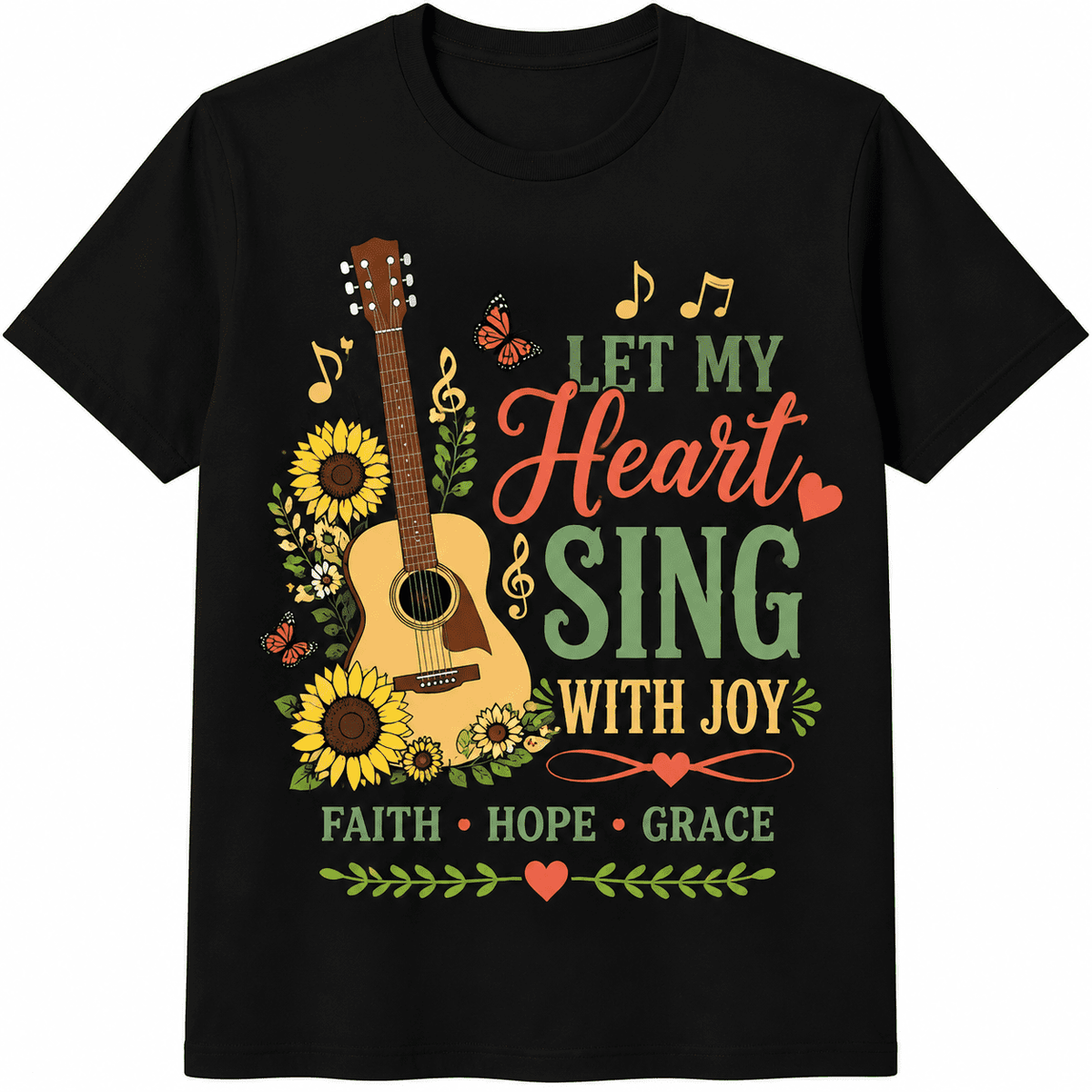 Christian Faith T-Shirt for Women, Inspirational Graphic product image 1