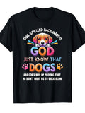 Dog Spelled Backwards Is God Funny Pet Lover Graphic Tee product image 1