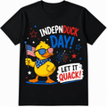 Funny Duck 4th of July Independence Day Shirt, INDEPEN product image 1