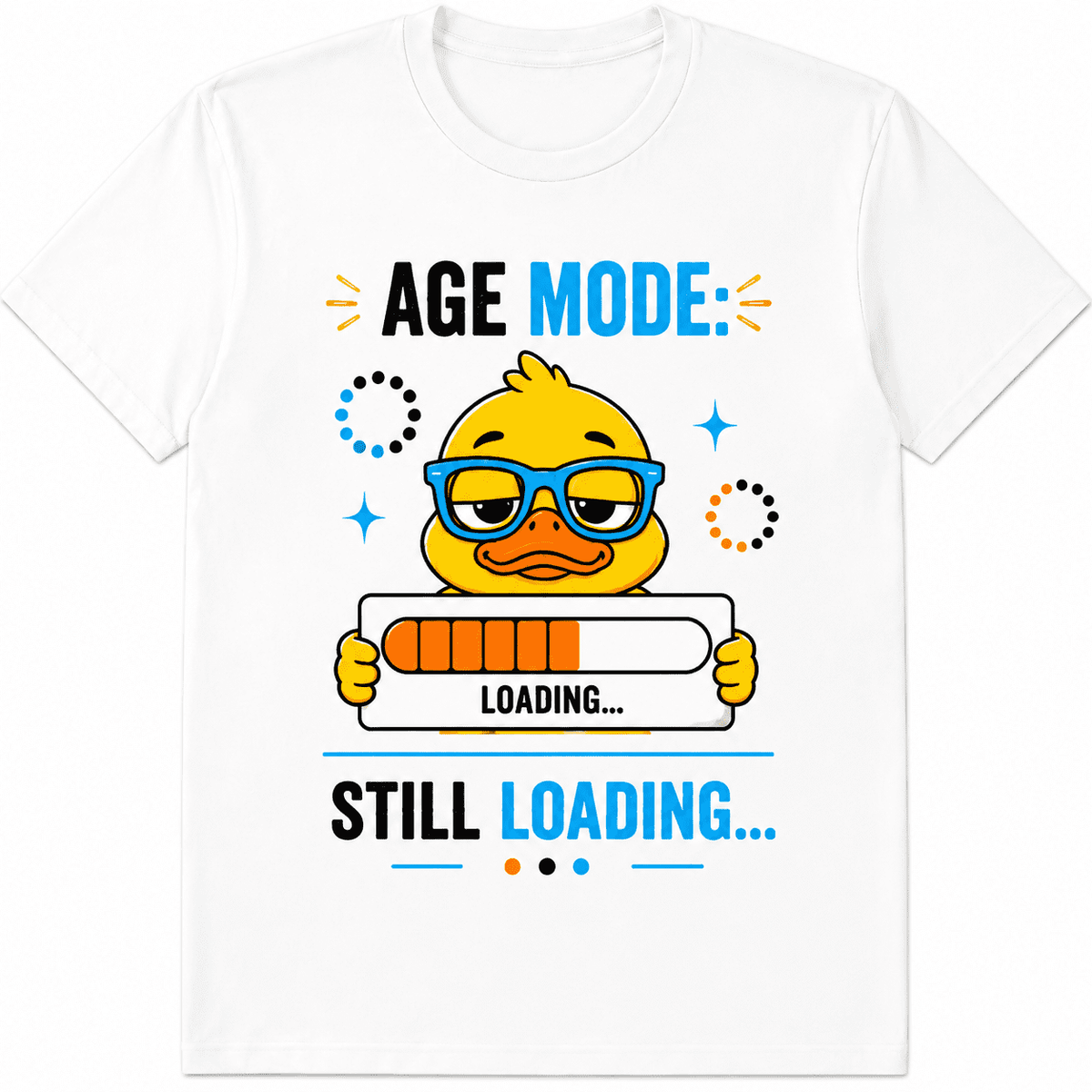 Funny Duck Graphic T-Shirt for Men Women, Age Mode Still product image 1