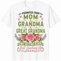 Funny Great Grandma Floral Graphic Tee for Women, Promoted product image 1