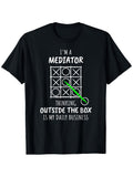 Funny Mediator T-Shirt, Suitable for Unisex Casual Round product image 1