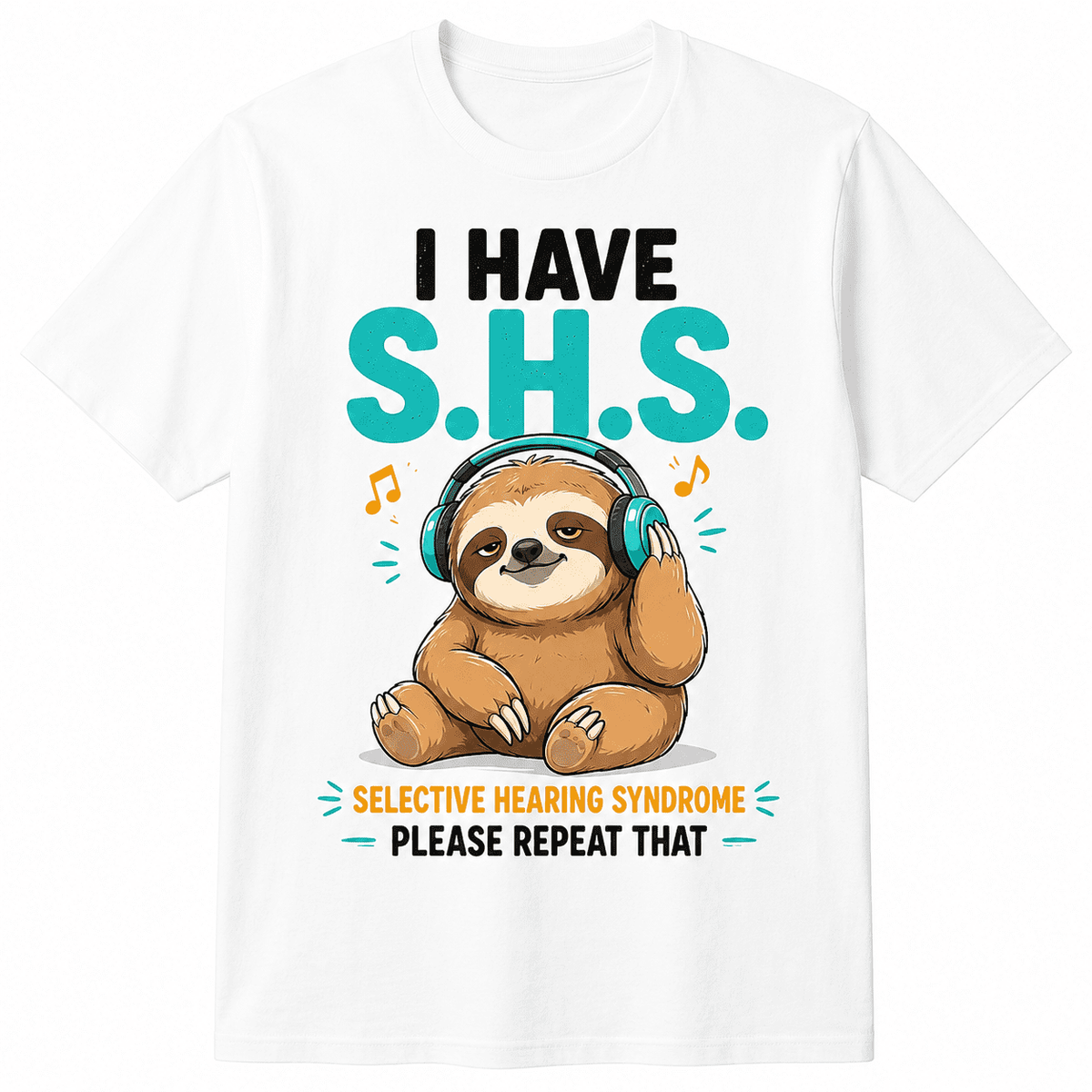 Funny Sloth Graphic T-Shirt for Men Women, S.H.S Selective product image 1