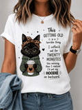 This Getting Old Is A Terrible Thing Funny Black Cat product image 1