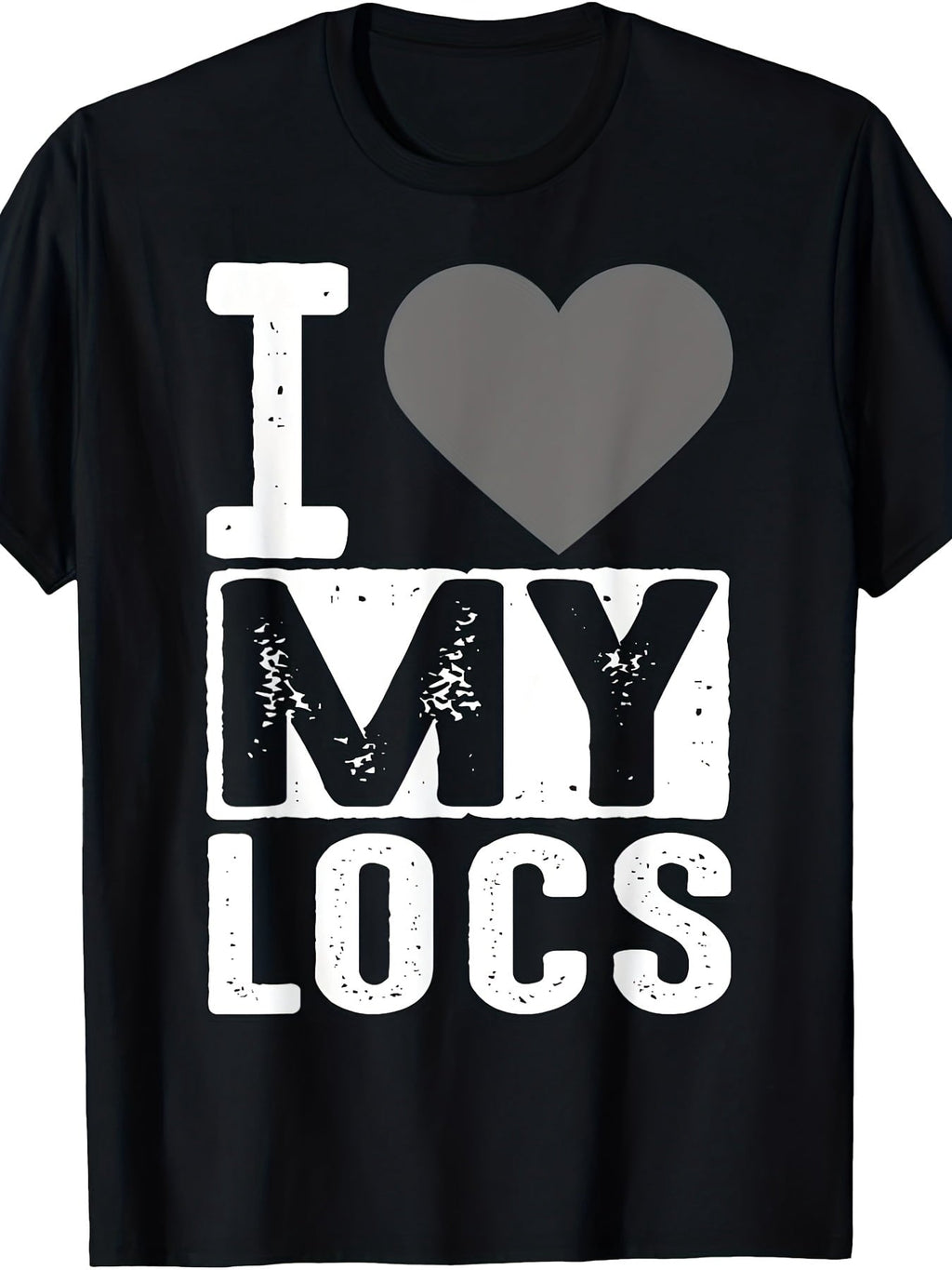 I Love My Locs Graphic T-Shirt for Men & Women, Natural product image 1