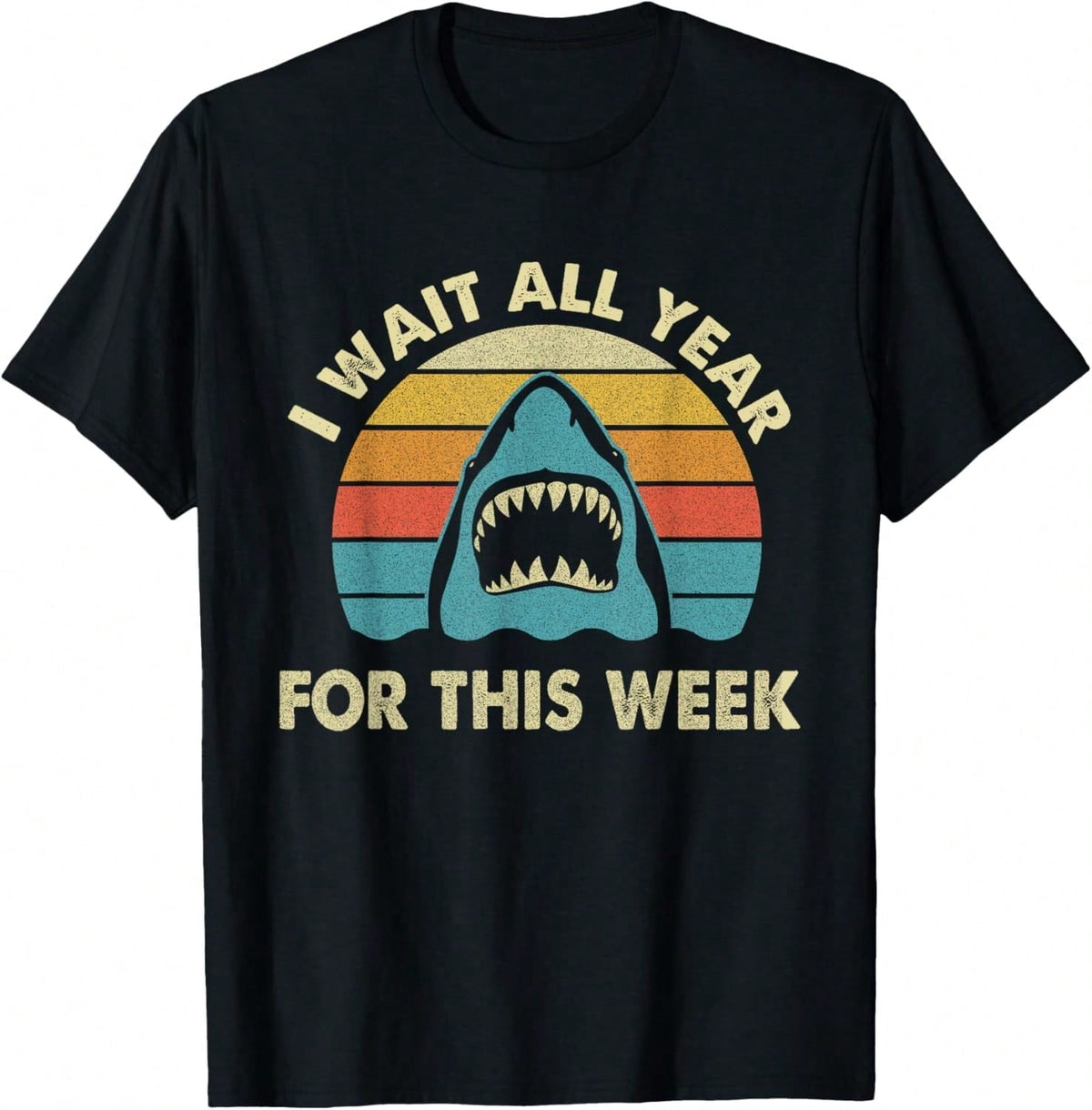 I Wait All Year For This Week - Shark Lover Ocean Wildlife product image 1
