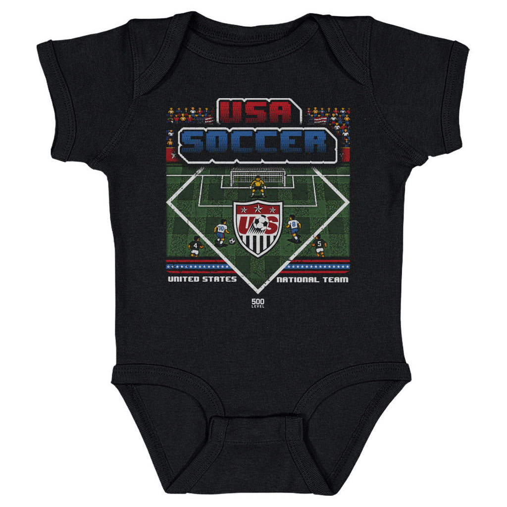 U.S. Soccer Retro 8-bit WHT
