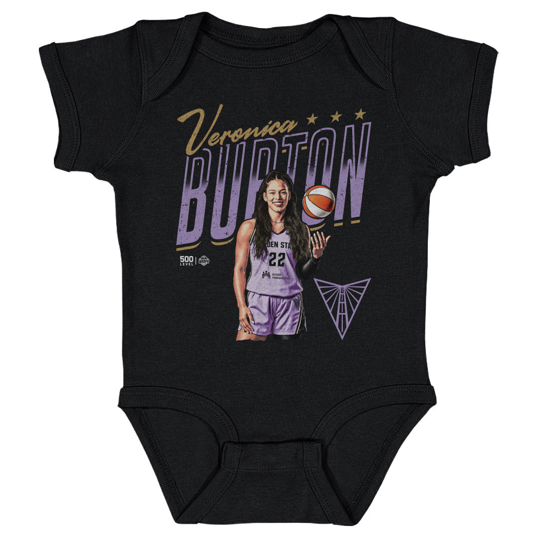 Veronica Burton Golden State Valkyries Pose WHT