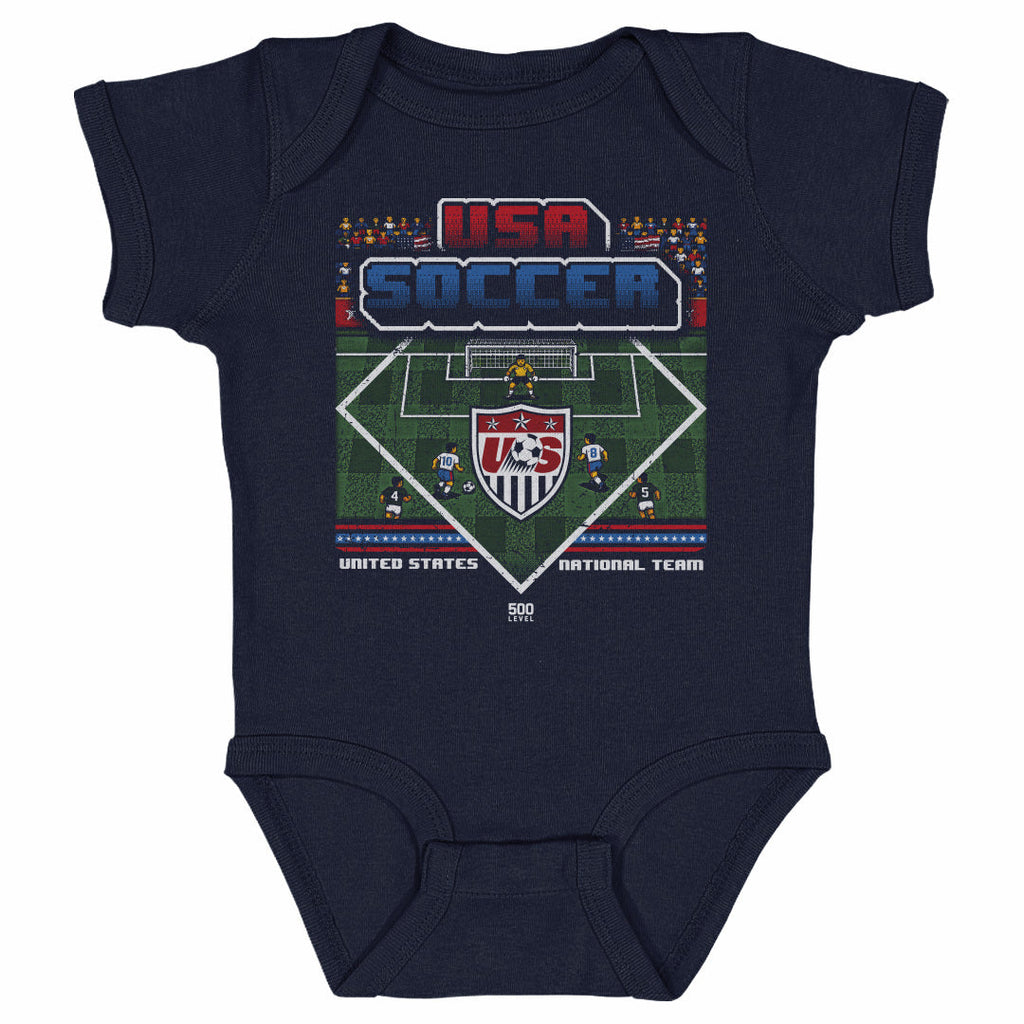 U.S. Soccer Retro 8-bit WHT