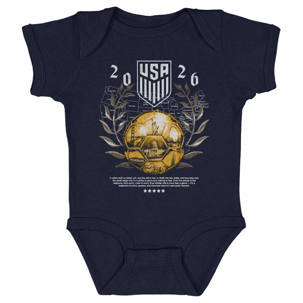 USMNT 2026 Country Grunge WHT