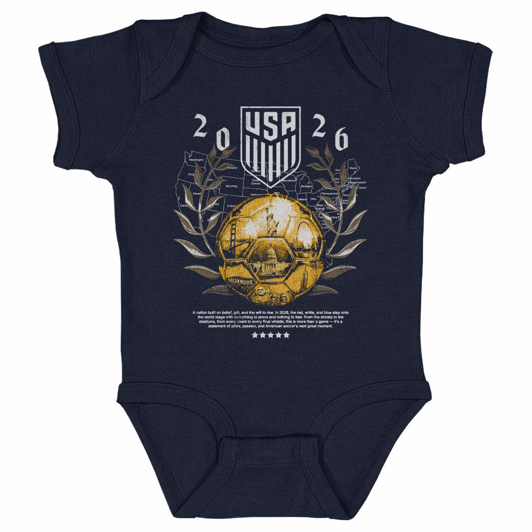 USMNT 2026 Country Grunge WHT