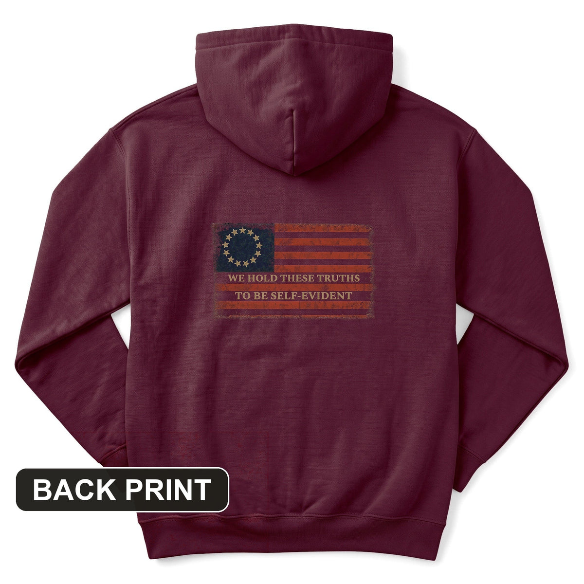 We Hold These Truths Back Print Hoodie product image 3