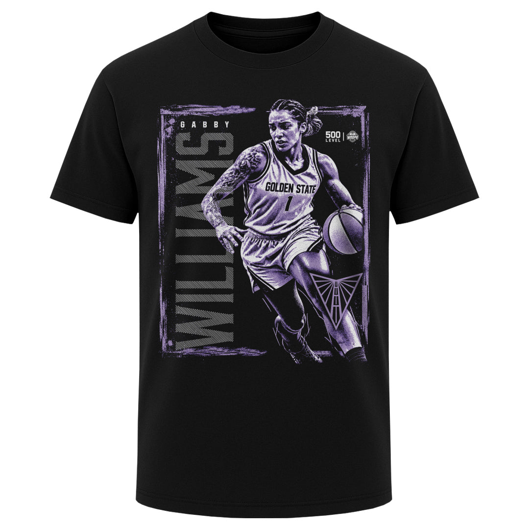 Gabby Williams Golden State Valkyries Grunge Poster WHT
