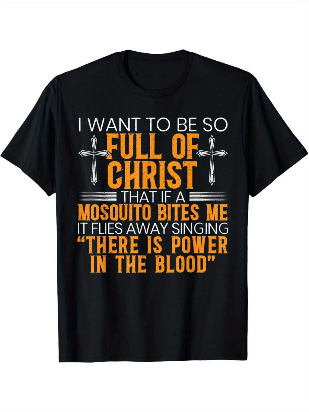 Men's Inspirational Christian TShirt Full of Christ Quote product image 1