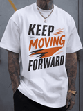 Men's Keep Moving Forward Graphic T-Shirt, Motivational product image 1