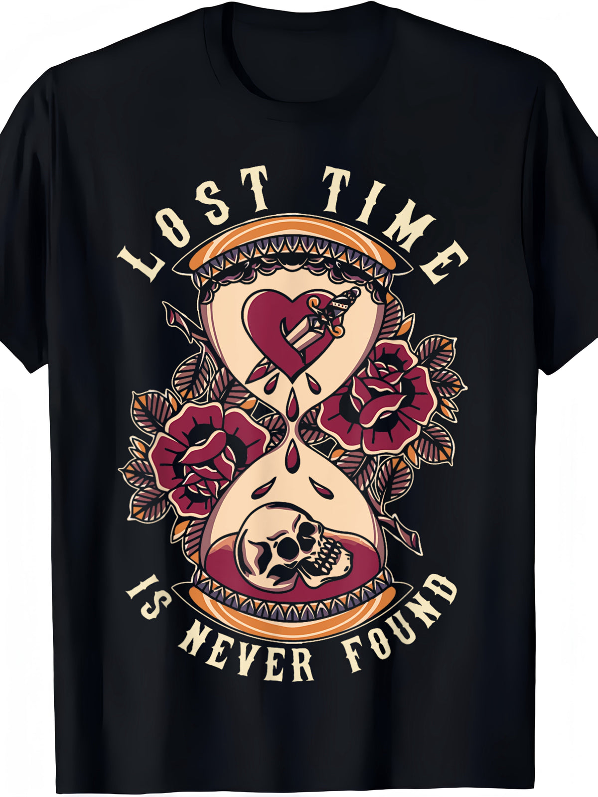 Men's & Unisex Vintage Hourglass Tattoo T-Shirt - Old product image 1