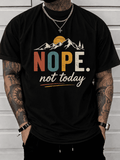 Men's Vintage Mountain Graphic T-Shirt NOPE Not Today Print product image 1