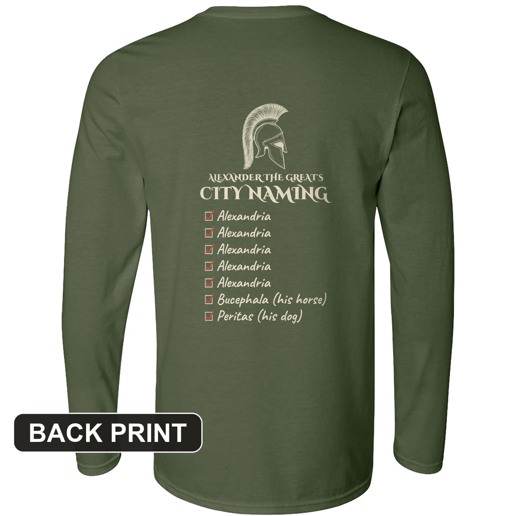 Alexander City Naming Back Print Long Sleeve T-Shirt product image 4