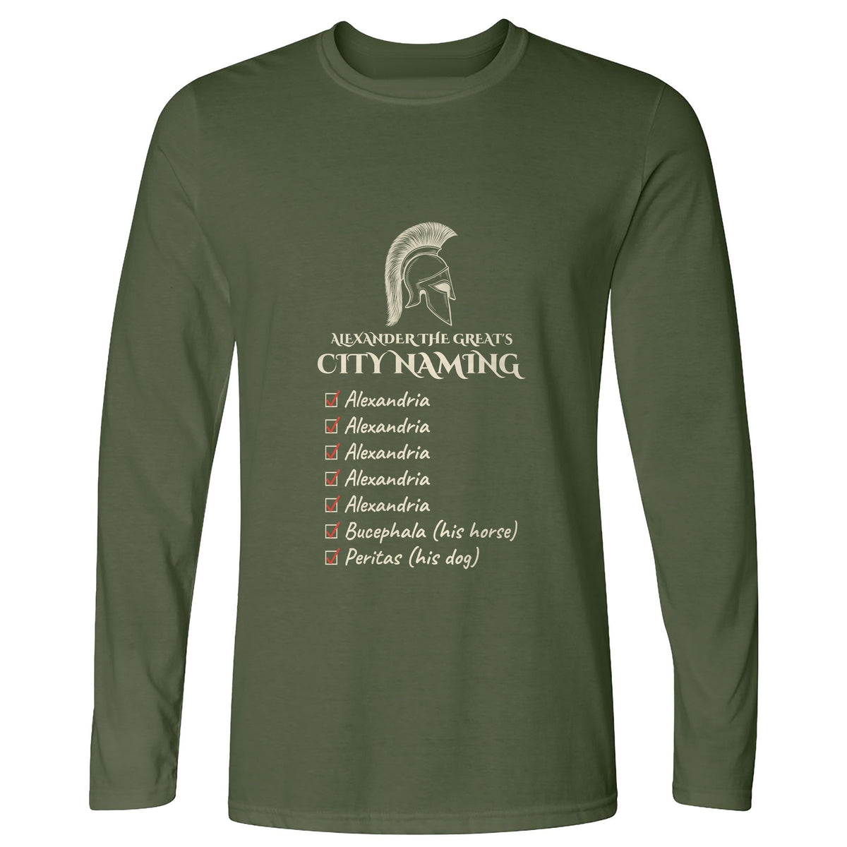 Alexander City Naming Long Sleeve T-Shirt product image 5